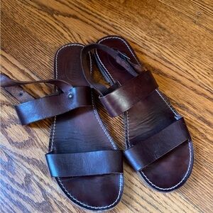 Women’s Handmade Italian Brown Leather Sandals